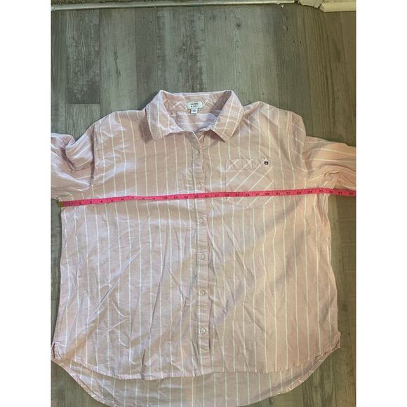 Crown & Ivy XXL Long Sleeve Oxford Boyfriend Shirt - Picture 4 of 13